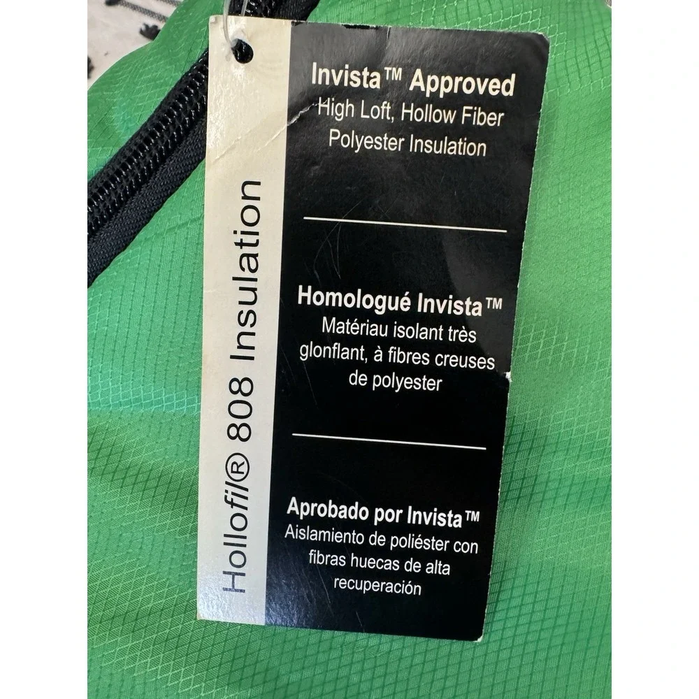Coleman Rectangle Sleeping Bag 36x80 3.5lbs Hollofil 808 Insulation Camping
